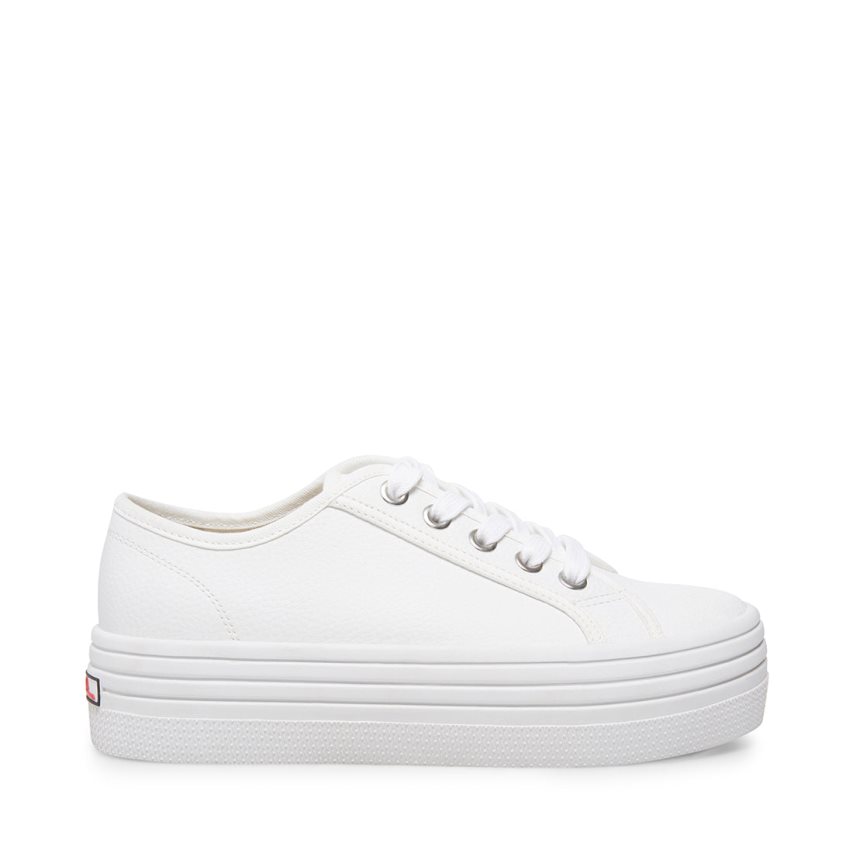 White Steve Madden Bobbi30 Women\'s Sneakers | PH 5427DPO